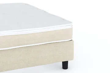 Billingen Kontinentalseng 90x200 cm i Stoff med Fasthetsgrad Medium - Beige - Møbler - Senger - Enkeltsenger