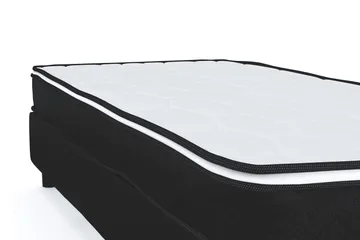 Billingen Kontinentalseng 90x200 cm i Stoff med Fasthetsgrad Medium - Svart - Møbler - Senger - Enkeltsenger