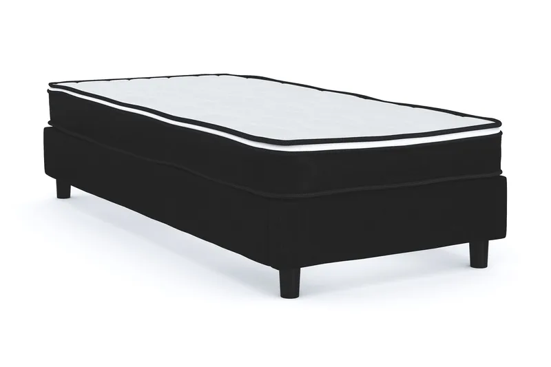 Billingen Kontinentalseng 90x200 cm - Svart - Møbler - Senger - Kontinentalsenger