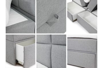 Bodskatan Sengpakke Kontinentalseng 140x200 cm - Svart - Møbler - Senger - Komplett sengepakke