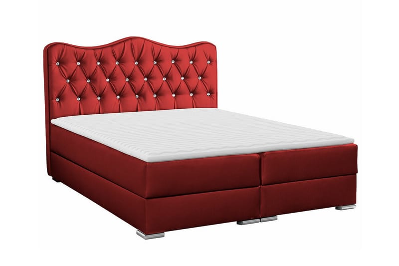 Boisdale Sengeramme 120x200 cm - Rød - Sengeramme & sengestamme