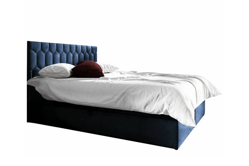 Boisdale Sengeramme 140x200 cm - Mørkeblå - Sengeramme & sengestamme