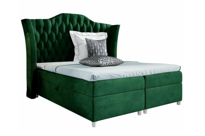 Boisdale Sengeramme 160x200 cm - Grøn - Sengeramme & sengestamme