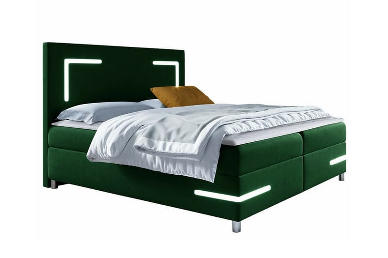 Boisdale Sengeramme 160x200 cm - Grøn - Sengeramme & sengestamme