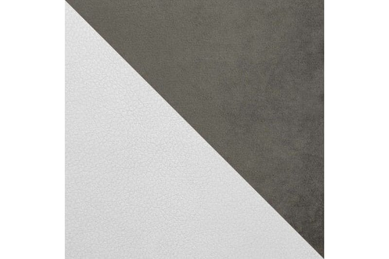 Boisdale Sengeramme 80x200 cm - Hvit/grå/sølv - Sengeramme & sengestamme