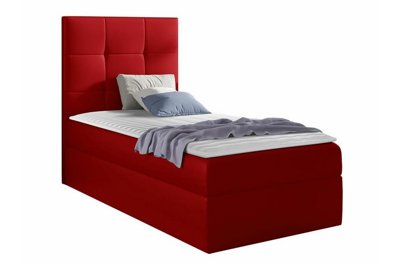 Boisdale Sengeramme 90x200 cm - Rød - Sengeramme & sengestamme