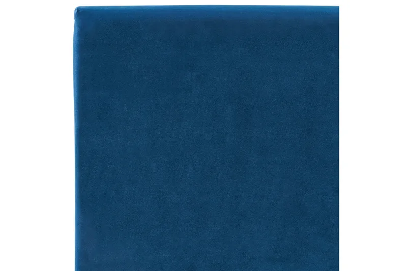 Bossom Sengramme 140x200 cm - Blå/Mørkt tre - Møbler - Senger - Sengeramme & sengestamme