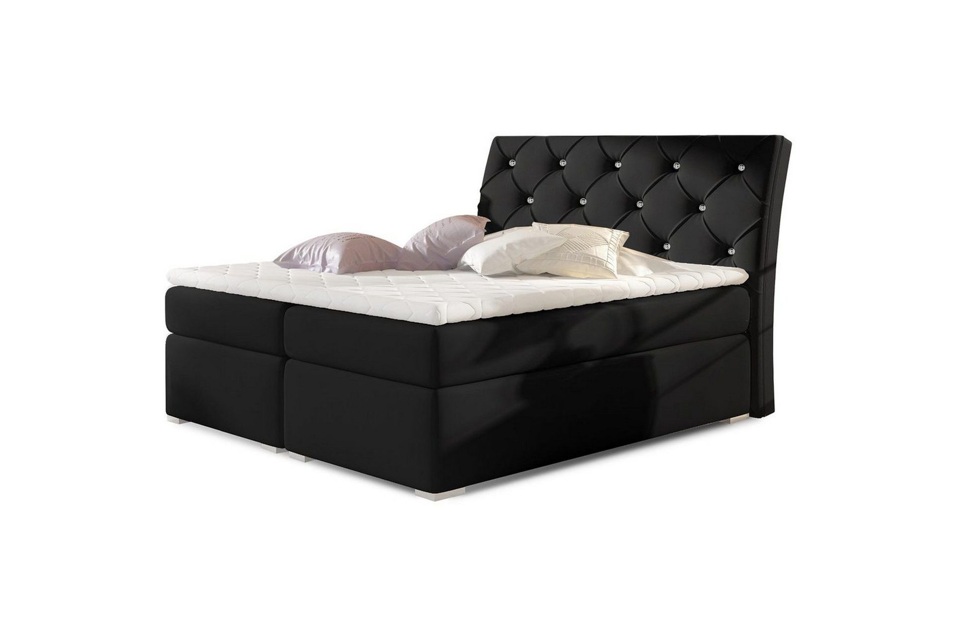 Box Spring Eltap Balvin - 180x200 cm, Soft 11, Svart