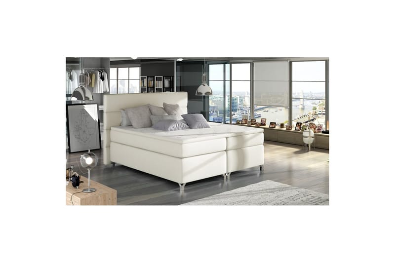 Boxspring Eltap Amadeo - Soft 33, Beige, 160x200 cm - Møbler - Senger - Komplett sengepakke
