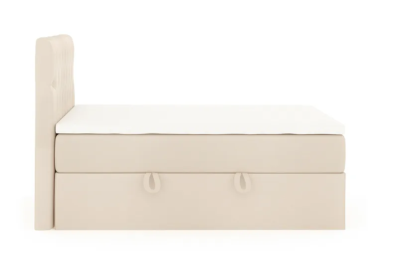 Boxy Box Bed 140x200 cm - Beige - Møbler - Senger - Seng med oppbevaring