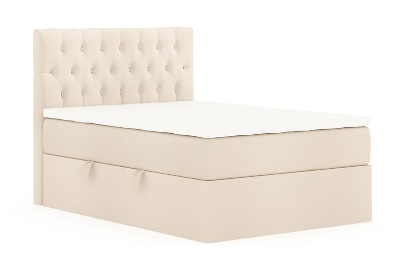 Boxy Box Bed 140x200 cm - Beige - Møbler - Senger - Seng med oppbevaring
