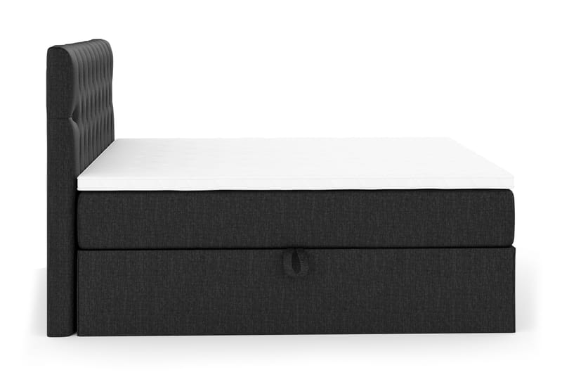 Boxy Komplett Sengepakke Box Bed 160x200 cm - Sort - Møbler - Senger - Komplett sengepakke
