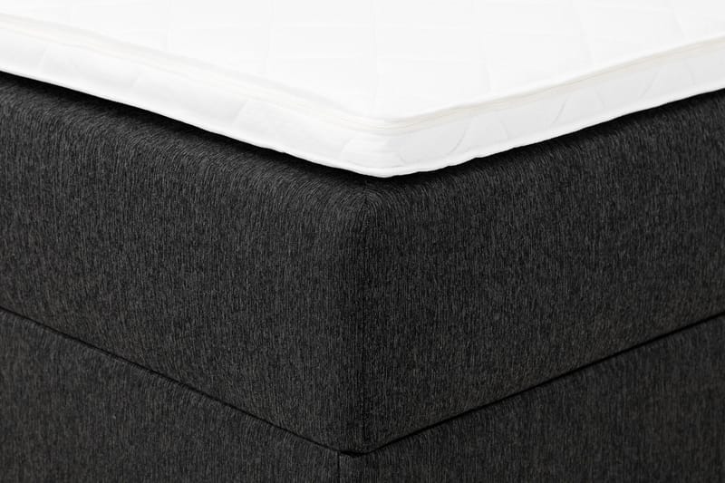 Boxy Komplett Sengepakke Box Bed 160x200 cm - Sort - Møbler - Senger - Komplett sengepakke