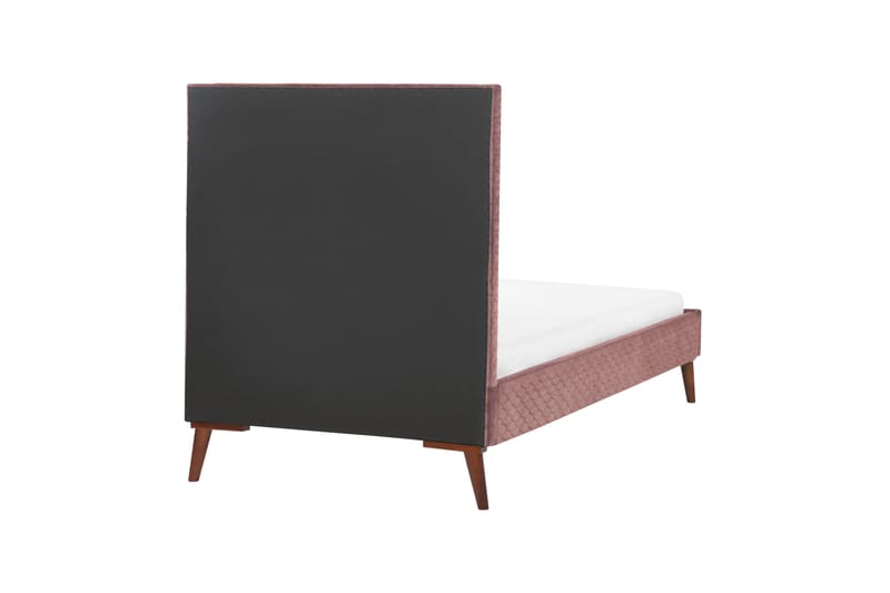 Braydon Sengramme 90x200 cm - Rosa/Mørkt tre - Møbler - Senger - Sengeramme & sengestamme