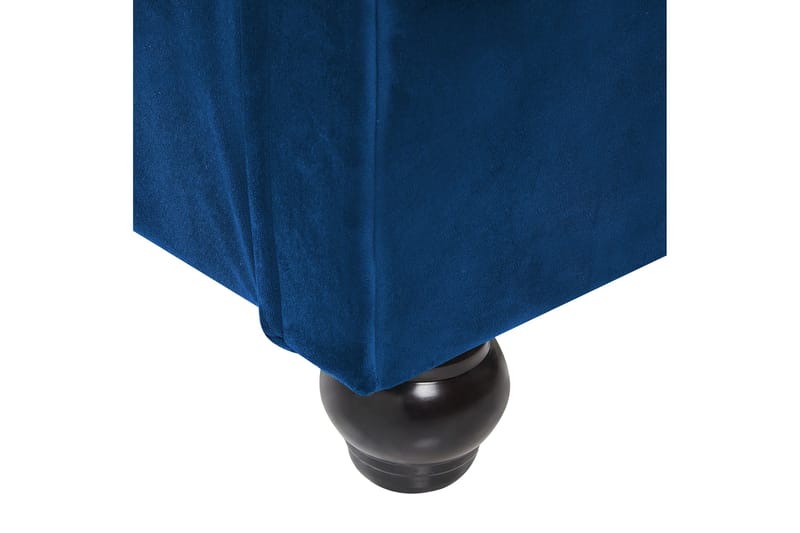 Bronson Sengramme 180x200 cm - Blå/Mørkt tre - Møbler - Senger - Vannsenger