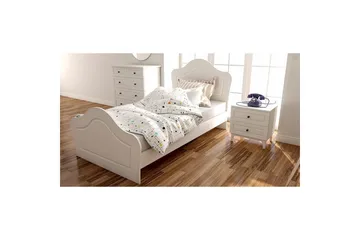 Brynor Sengeramme 70x180 cm - Matt Hvit - Møbler - Senger - Sengeramme & sengestamme