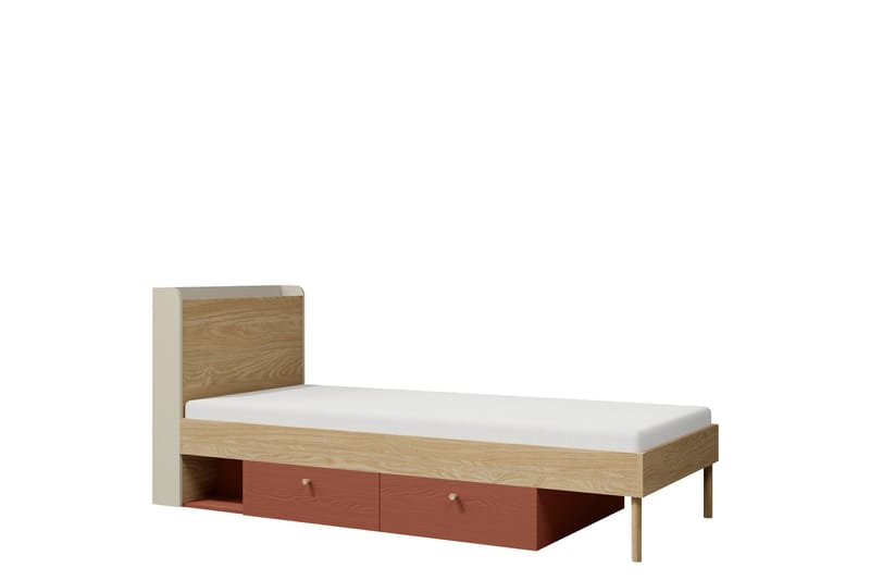 Buhan Sengeramme 90x200 cm - Beige / Brun - Møbler - Senger - Sengeramme & sengestamme
