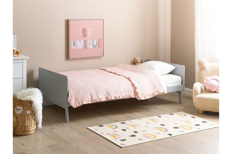 Burt Sengramme 90x200 cm, Grå