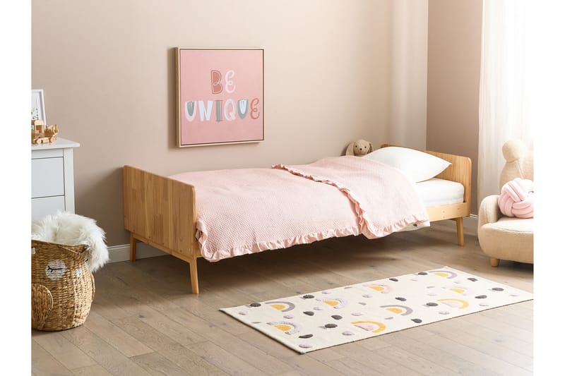 Burt Sengramme 90x200 cm - Lyst tre - Møbler - Senger - Sengeramme & sengestamme
