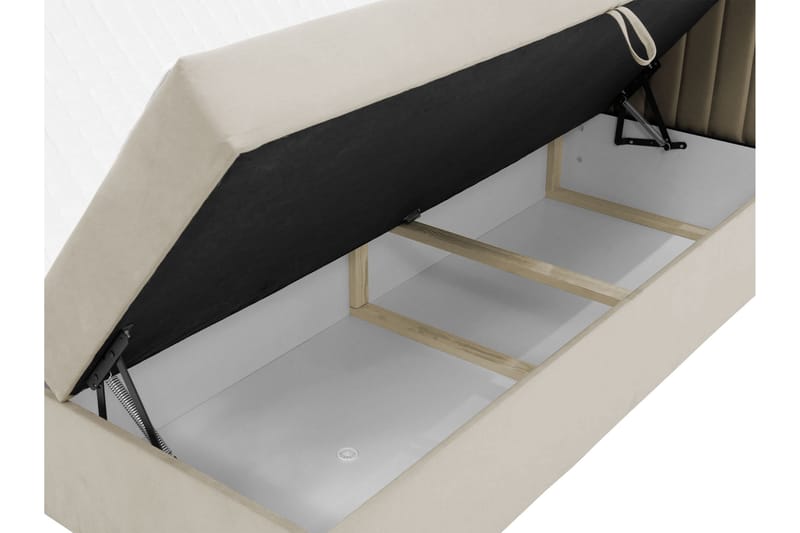 Calrosor Sengepakke Kontinentalseng med Oppbevaring 180x200 cm - Beige - Møbler - Senger - Komplett sengepakke