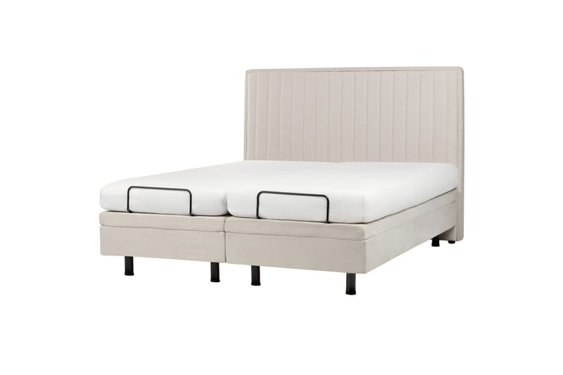 Carleigh Sengramme 160x200 cm - Beige - Møbler - Senger - Dobbeltsenger
