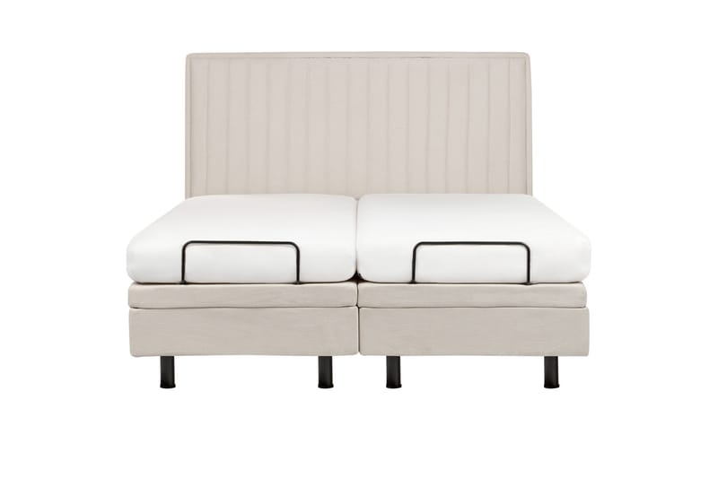 Carleigh Sengramme 160x200 cm - Beige - Møbler - Senger - Komplett sengepakke