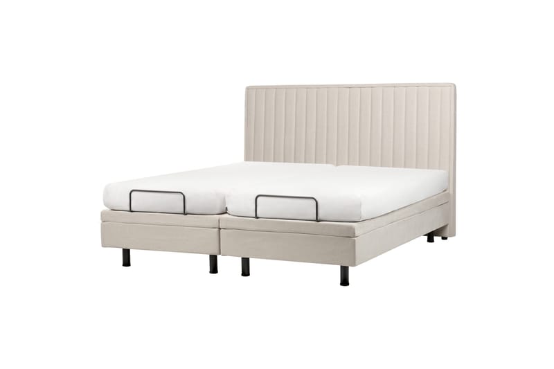 Carleigh Sengramme 180x200 cm - Beige - Møbler - Senger - Dobbeltsenger