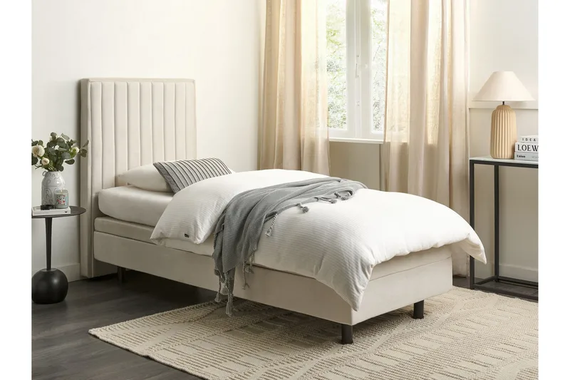 Carleigh Sengramme 80x200 cm - Beige - Møbler - Senger - Dobbeltsenger