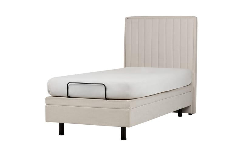 Carleigh Sengramme 90x200 cm - Beige - Møbler - Senger - Dobbeltsenger