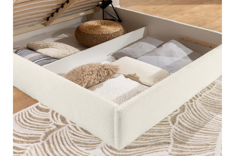 Carve Oppbevaringsseng - Beige - Møbler - Senger - Sengeramme & sengestamme