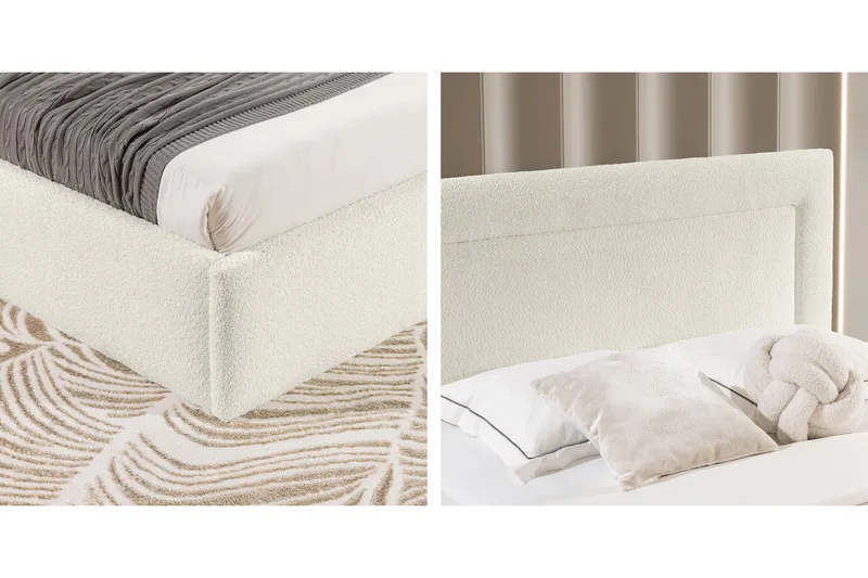 Carve Oppbevaringsseng - Beige - Møbler - Senger - Sengeramme & sengestamme