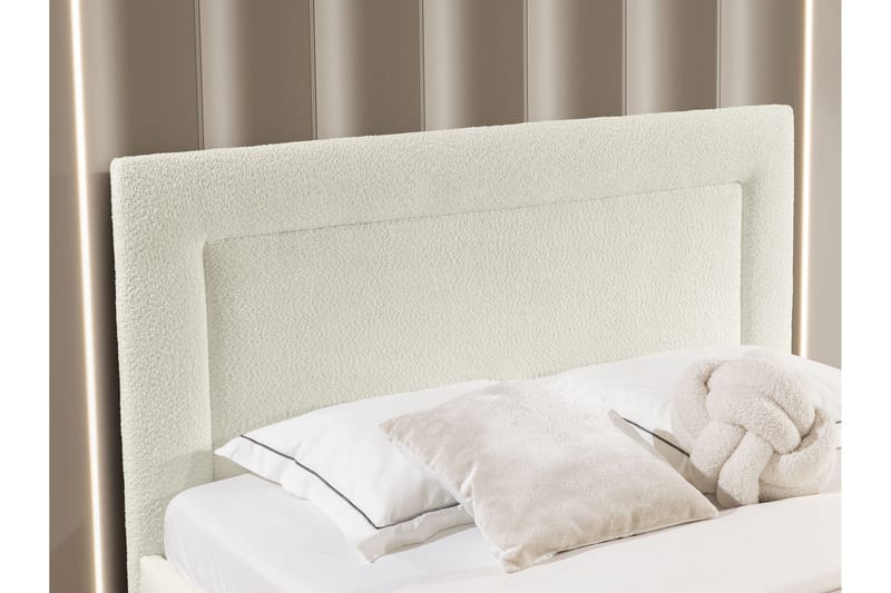 Carve Oppbevaringsseng - Beige - Møbler - Senger - Sengeramme & sengestamme