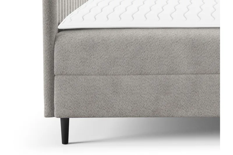 Celestine Oppbevaringsseng 120x200 cm - Hvit - Møbler - Senger - Komplett sengepakke