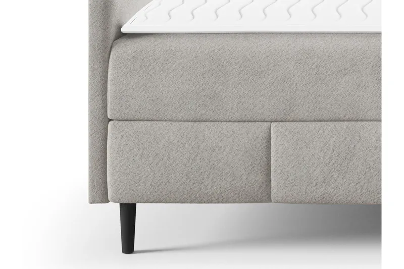 Celestine Oppbevaringsseng 160x200 cm - Grå - Møbler - Senger - Komplett sengepakke