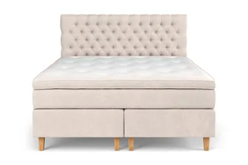 Sengegavl 160 cm - Beige