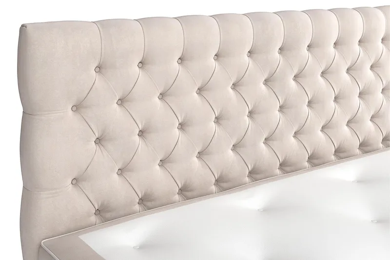Celine Sengepakke 210x210 cm - Beige - Møbler - Senger - Komplett sengepakke