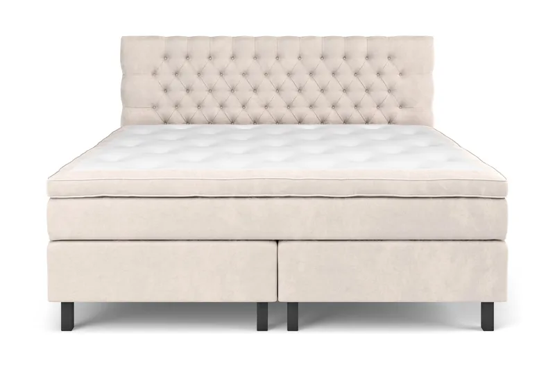 Celine Sengepakke 210x210 cm, Beige/Fløyel