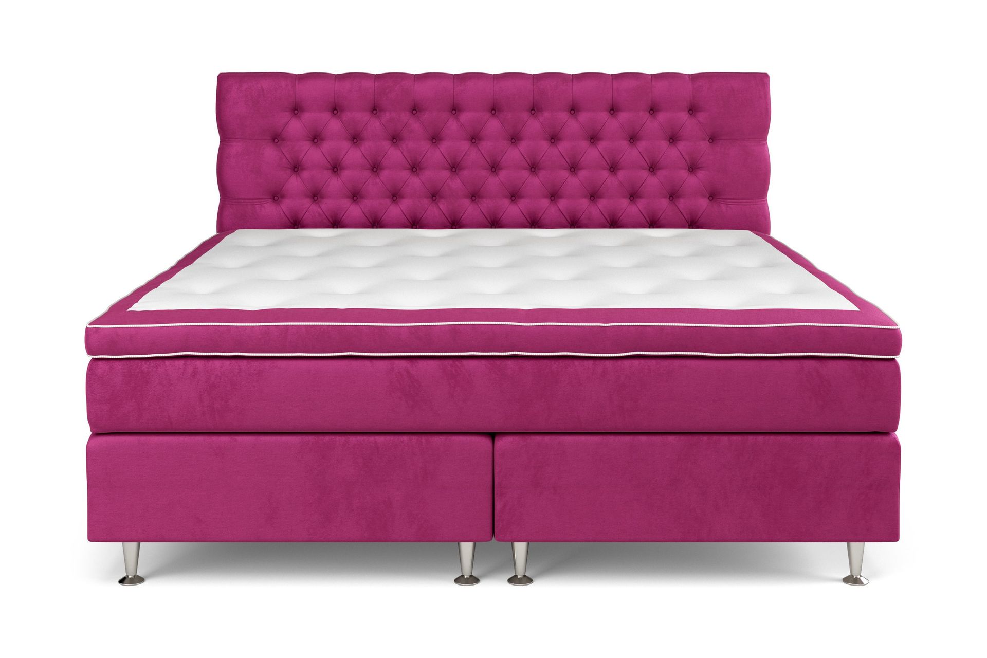 Celine Sengepakke 210x210 cm - Rosa/Fløyel