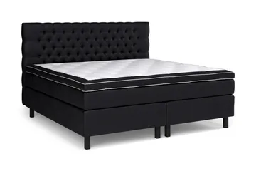 Celine Sengepakke 210x210 cm - Svart/Fløyel - Møbler - Senger - Kontinentalsenger