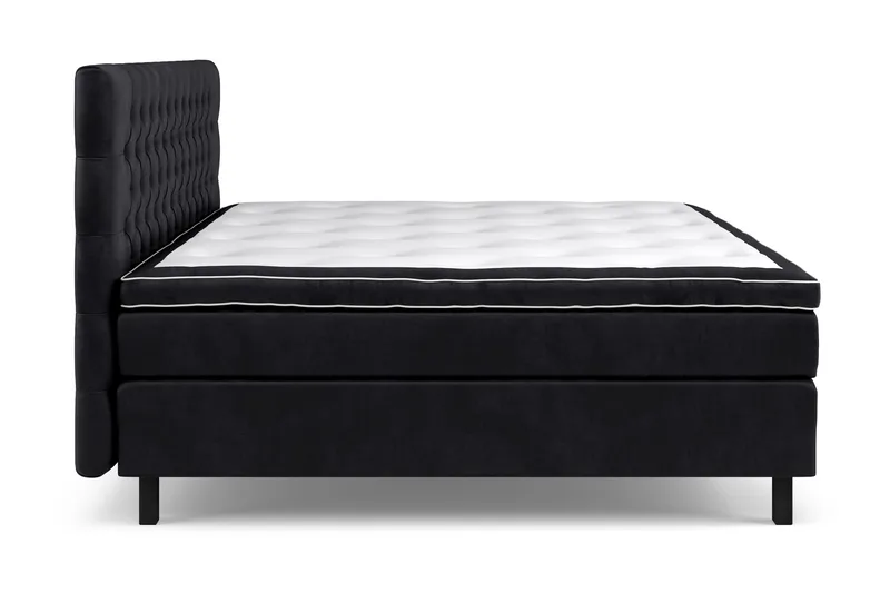Celine Sengepakke 210x210 cm - Svart/Fløyel - Møbler - Senger - Kontinentalsenger