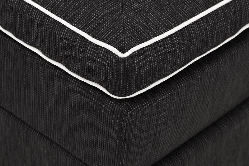 Charleston Komplett Sengepakke 160x200 cm - Sort - Møbler - Senger - Komplett sengepakke