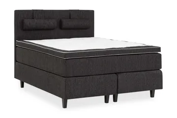 Charleston Komplett Sengepakke 180x200 cm - Sort - Møbler - Senger - Komplett sengepakke