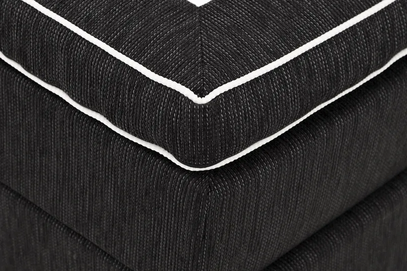 Charleston Komplett Sengepakke 180x200 cm - Sort - Møbler - Senger - Komplett sengepakke