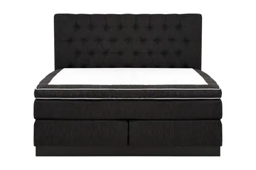 15 cm eik,Sengeben eik 15 cm - Svart