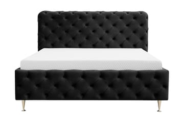 Chesterfield Komplett Sengpakke Sengeramme med Madrass 120x200 cm