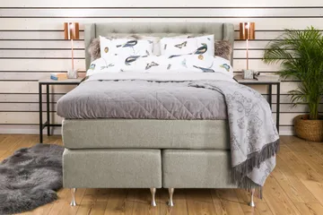 Cloud Komplett Sengepakke 140x200 - Beige - Møbler - Senger - Komplett sengepakke