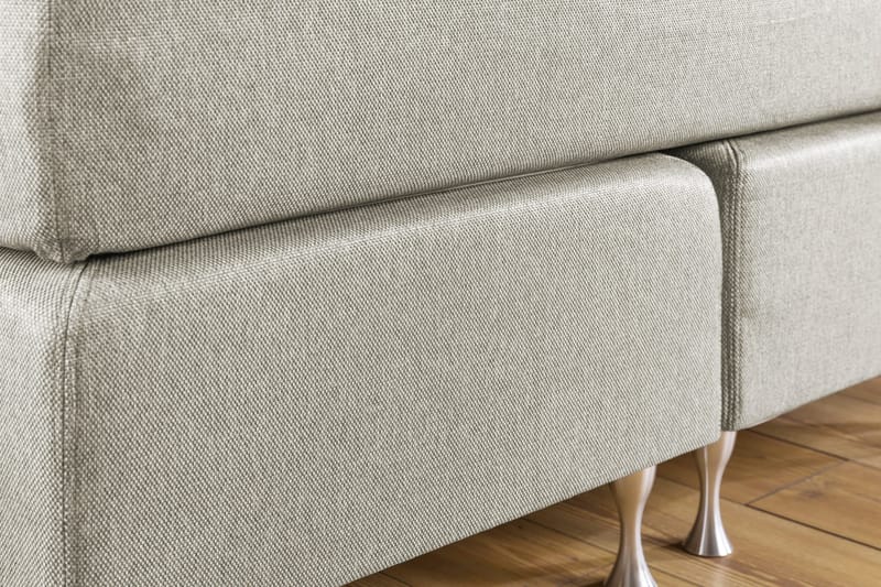 Cloud Komplett Sengepakke 140x200 - Sider Beige/Hvit - Møbler - Senger - Komplett sengepakke