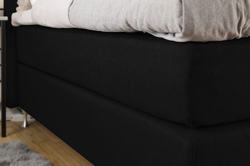 Cloud Komplett Sengepakke 140x200 - Sider Svart/Hvit - Møbler - Senger - Komplett sengepakke