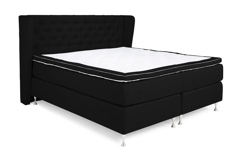 Cloud Komplett Sengepakke 160x200 - Svart - Møbler - Senger - Komplett sengepakke