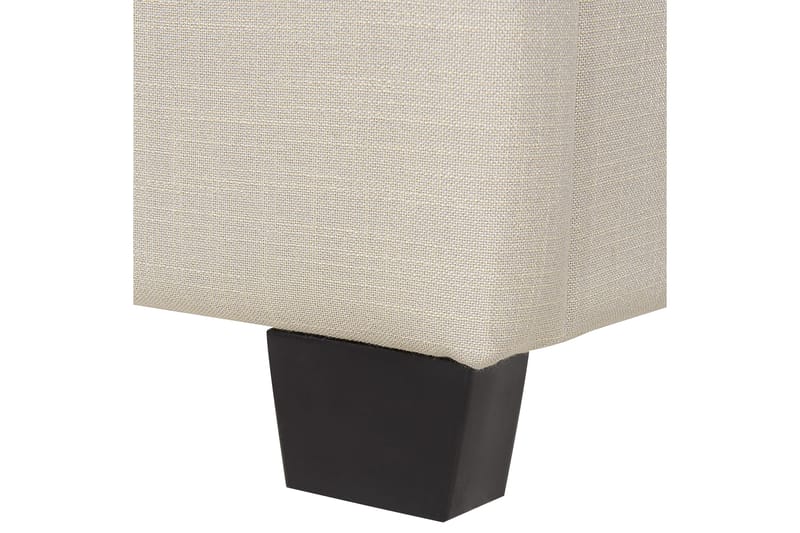 Deagan Sengramme 140x200 cm - Beige/Mørkt tre - Møbler - Senger - Sengeramme & sengestamme